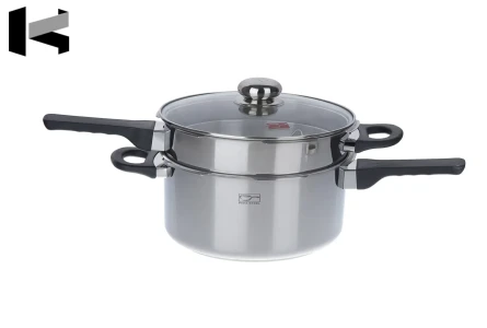 زودپز دوقلو پارس استیل 6 و 3 لیتر